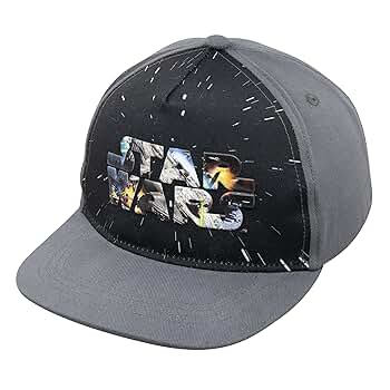 Amazon.com: Star Wars Classic Embroidered Logo Flatbrim